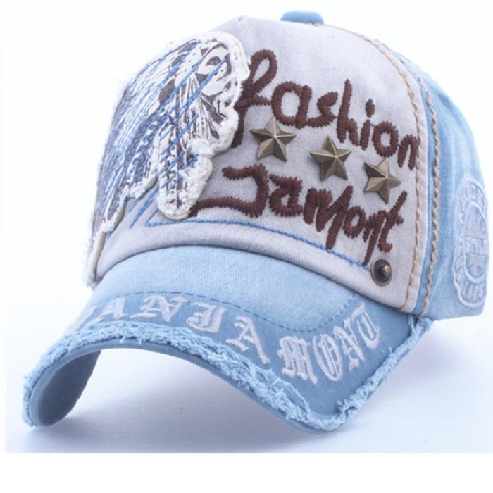 Women's Cotton Baseball Cap With Embroidery