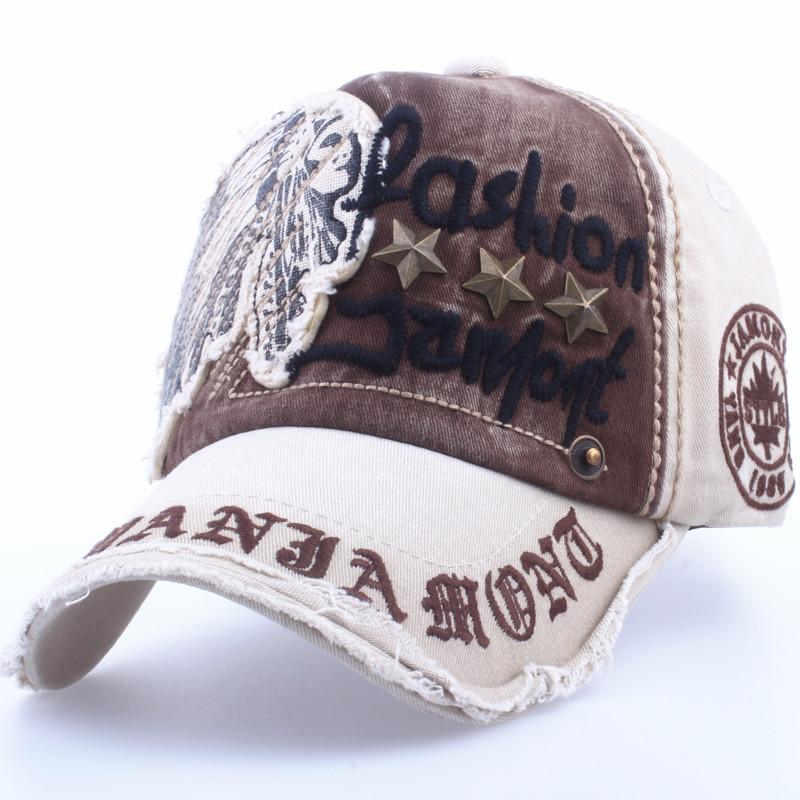 Women's Cotton Baseball Cap With Embroidery