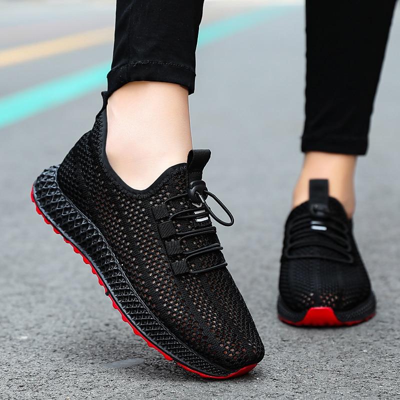 Hollowing Out Air Mesh Fashion Sneakers
