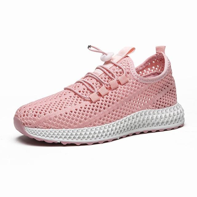 Hollowing Out Air Mesh Fashion Sneakers