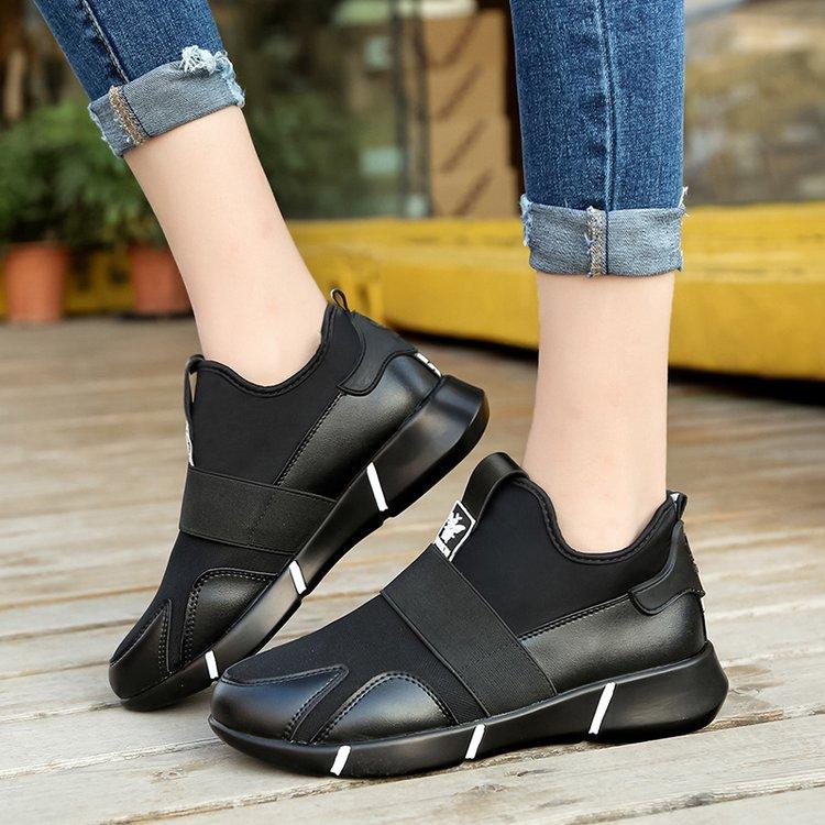 Women Fashion Breathable Walking Mesh Flats Sneakers