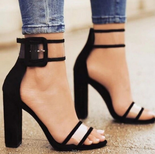 Women's Summer Strap High-Heeled Sandals