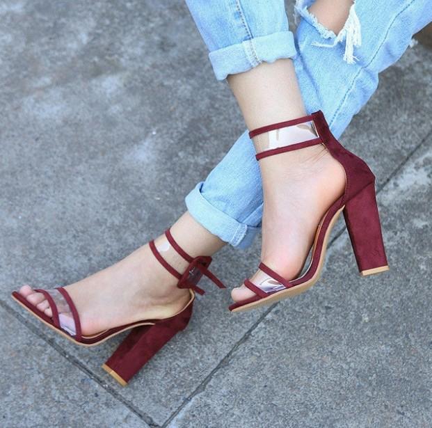 Women's Summer Strap High-Heeled Sandals