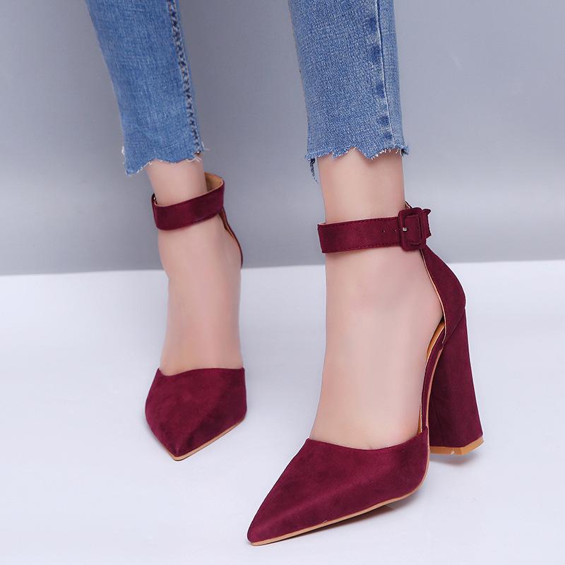 Women Summer High Heel Sandals With Pointed Toe