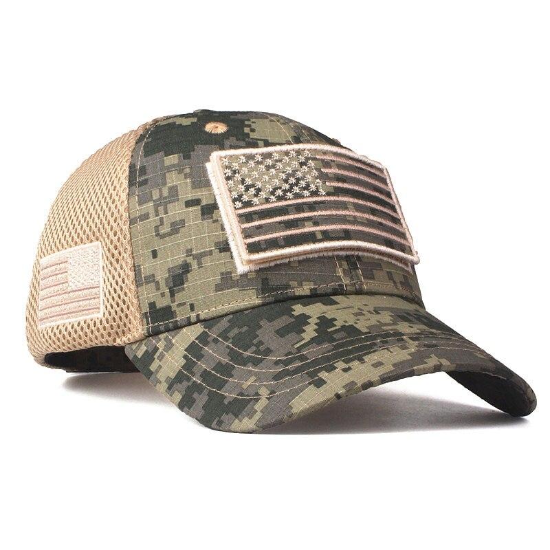 Women's Baseball Cap With Camouflage Print