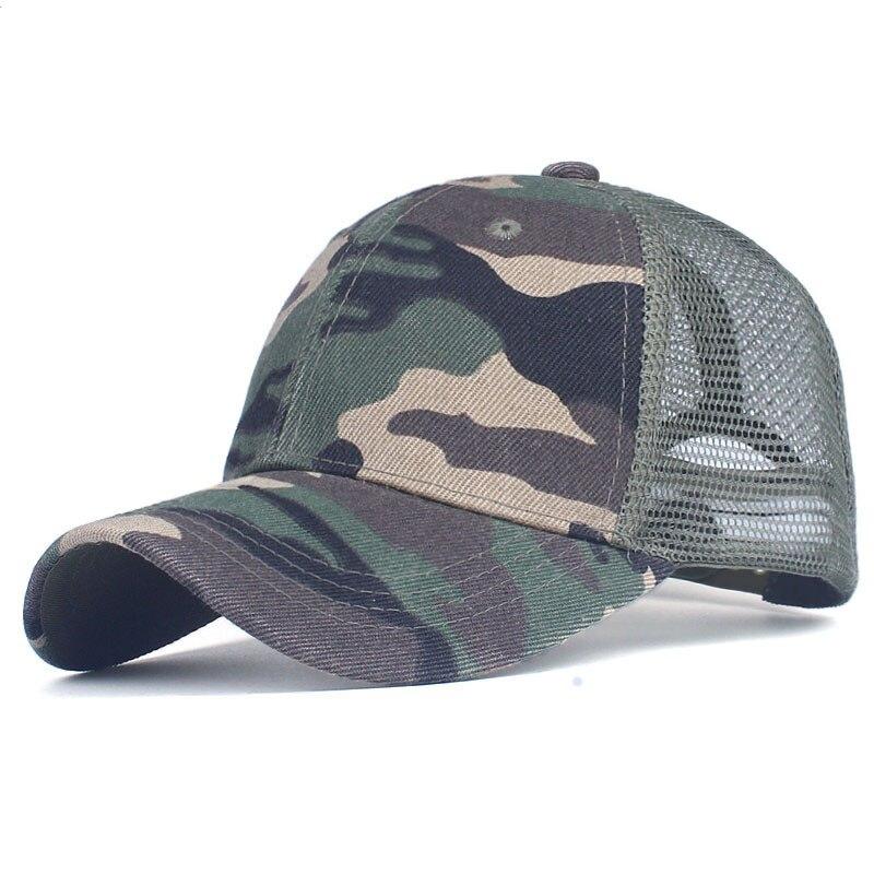 Women's Baseball Cap With Camouflage Print