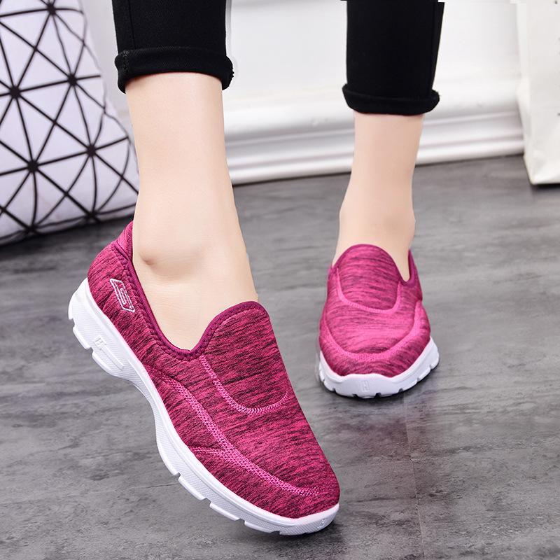 Women Fashion Sneakers Without Lace Soft Loafers