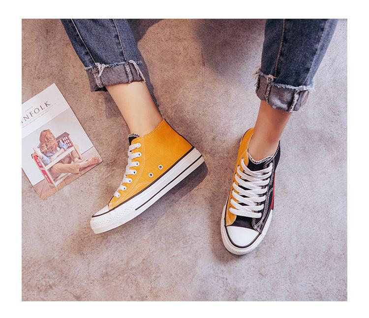 Women High Top Canvas Shoes