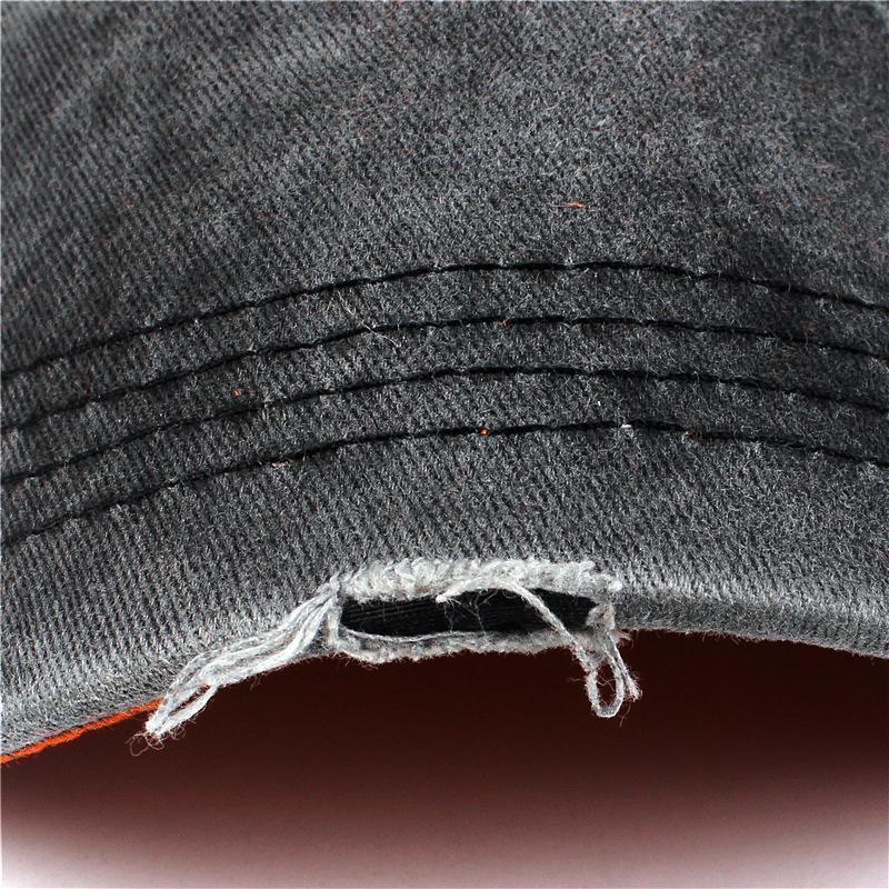 Women's Cotton Baseball Cap With Embroidered Eyes